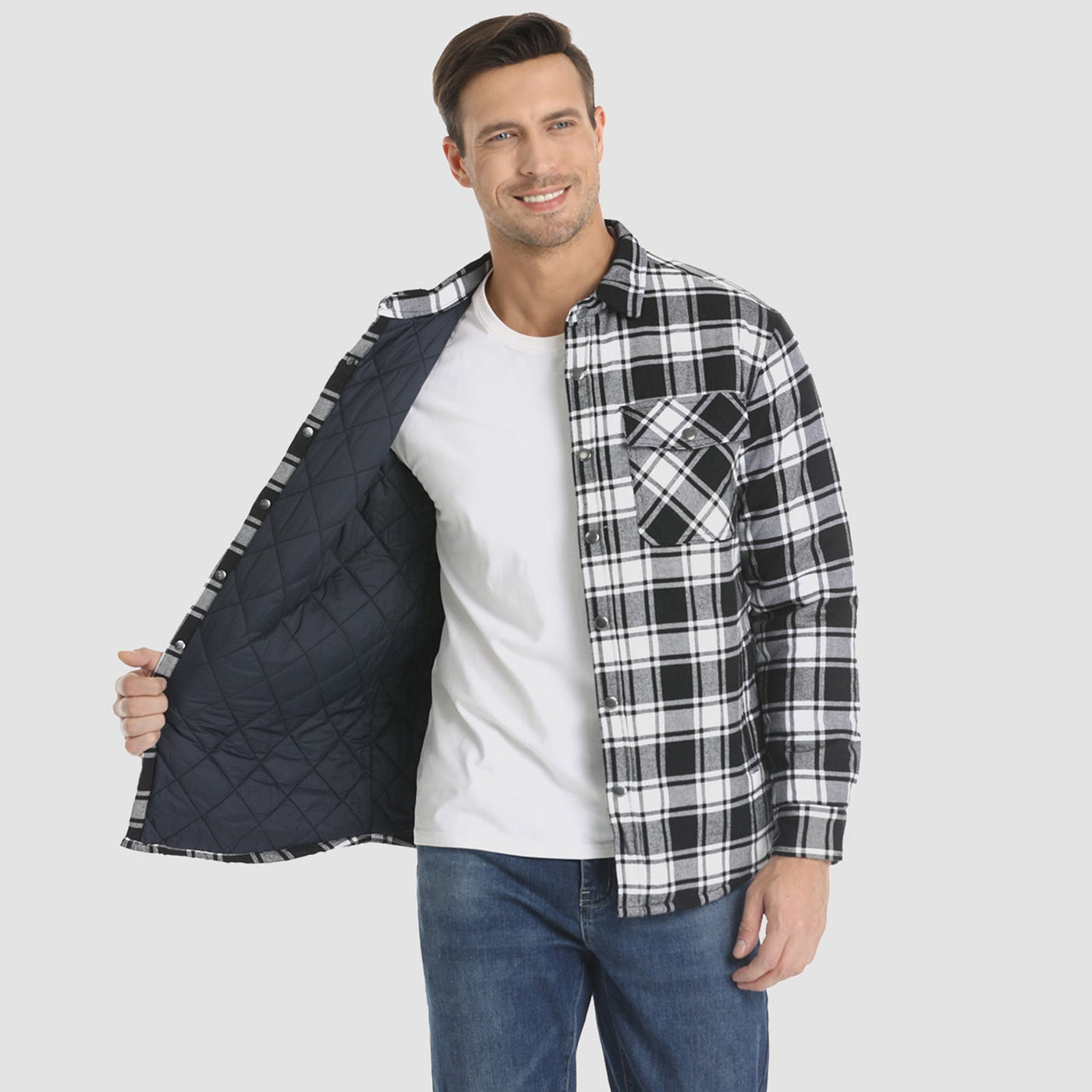 JACK™ - GESTREEPTE FLANELJAS